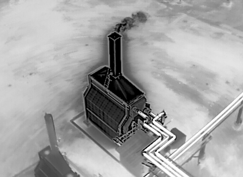 Hot Stack Temperature - Fired heater maintenance issue showing hot stack temperature